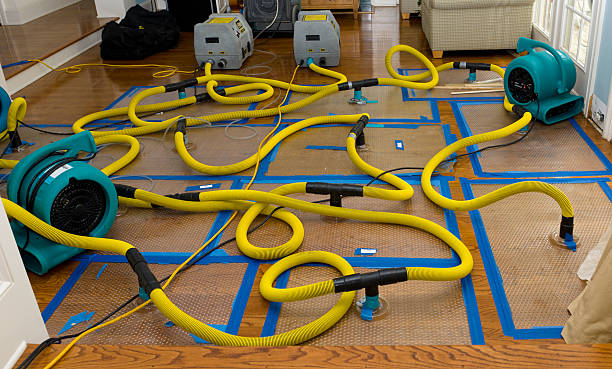 Professional Water Extraction technician working in Clarksville, TX